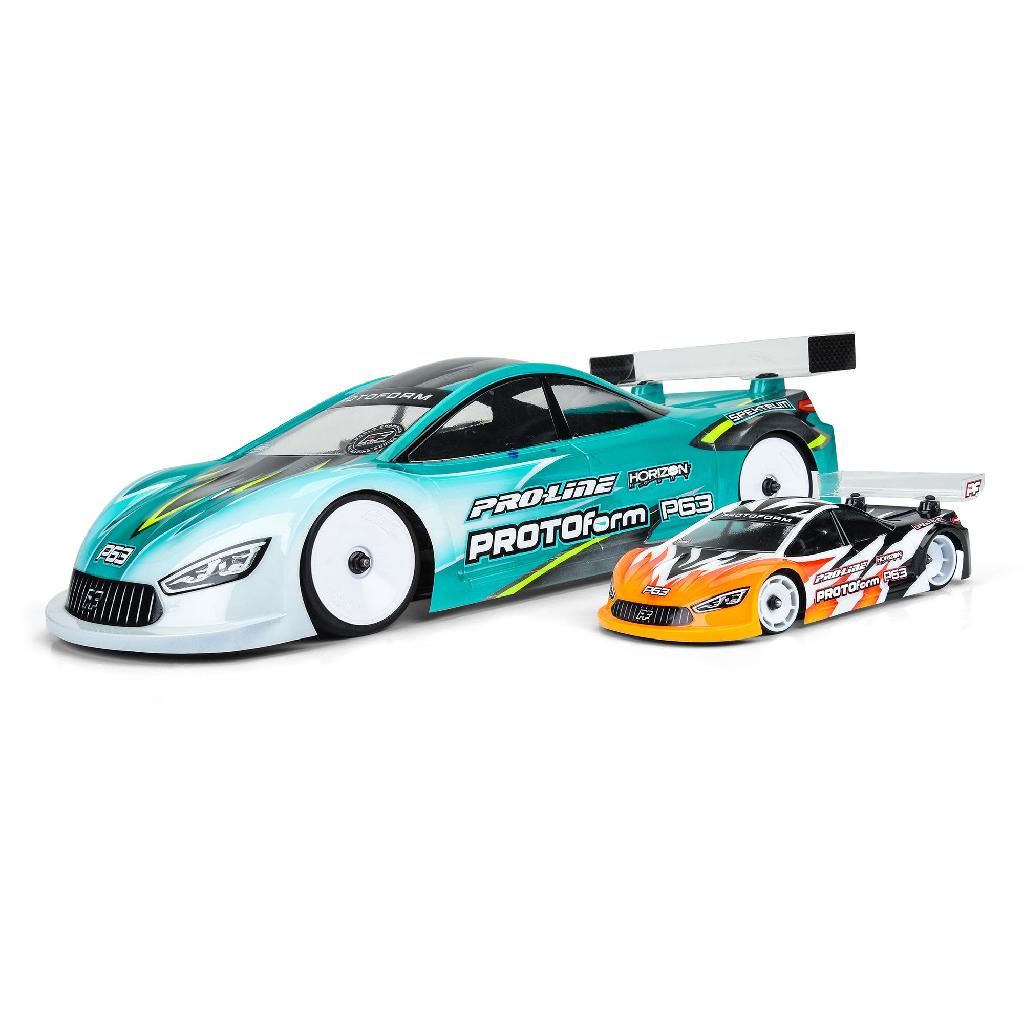 PRM 1/28 P63 Light Weight Clear Body: Mini-Z & 1/28 Chassis (98m