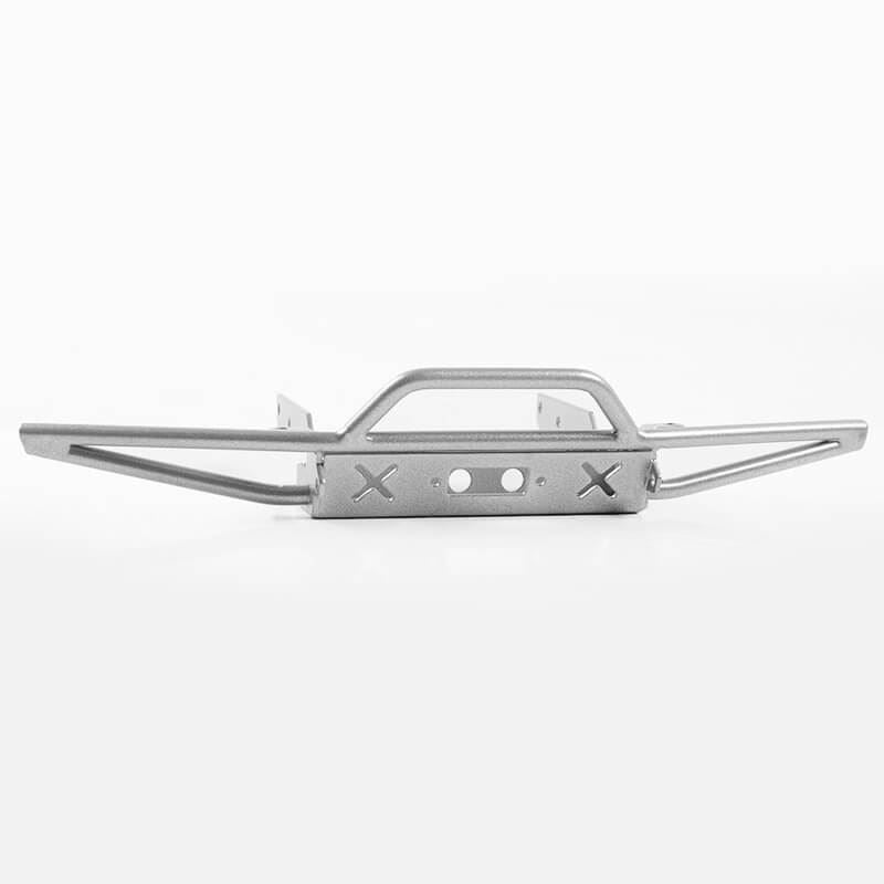 RC4WD LUSTER METAL FRONT BUMPER FOR AXIAL SCX10 II 1969 CHEVROLET BLAZER (SILVER)