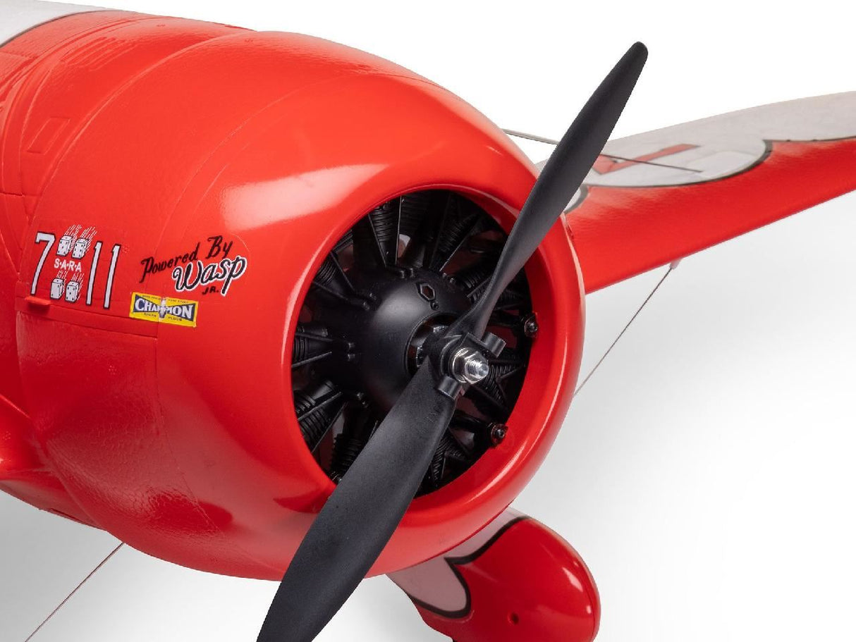 E Flite Gee Bee R-2 1.0M Bnf Basic With As3X+ And Safe Select