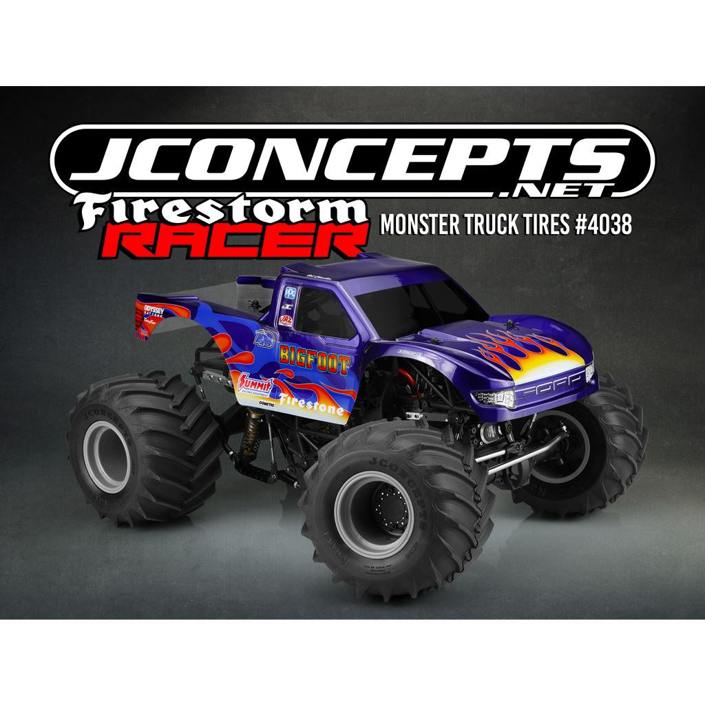 Firestorm Racer - Blue - Monster Truck Tyre