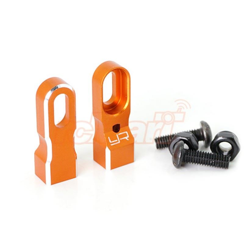 Yeah Racing Aluminum Height Adjustable Servo Mount For 1/10 Orange