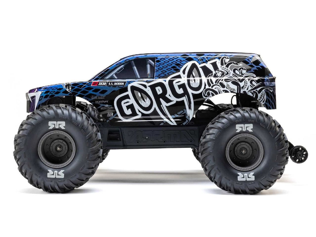 Arrma 1/10 Gorgon 223S 2Wd Rtr Monster Truck, Blue/Black