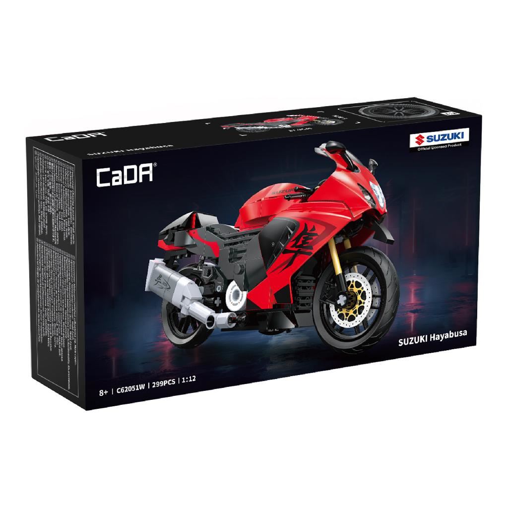 Cada 1:12 Suzuki Hayabusa Motorbike - 299 Pcs
