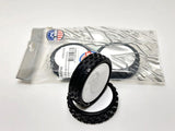 Jetko Arena 1:10 Buggy 2.2 Front Tyres 2Wd Pre Mount White Wheel Soft