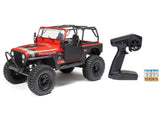 Axial 1/10 Scx10 Iii Jeep Cj-7 4X4 Rtr Rock Crawler, Red