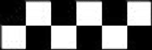 MONOKOTE MonoKote Trim Black/White Checkerboard