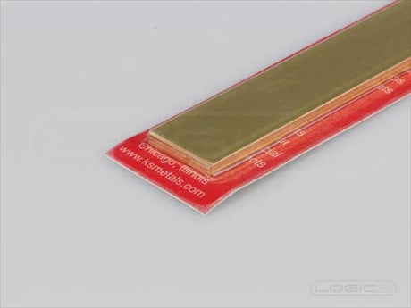 KS 300mm Brass Strip 1mm x 18mm (Pk3)