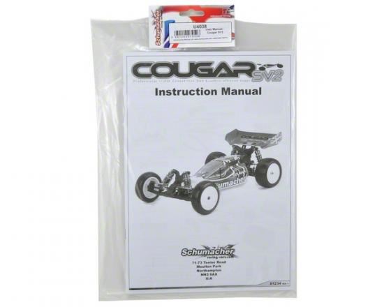 Schumacher Instr Manual - Cougar SV2
