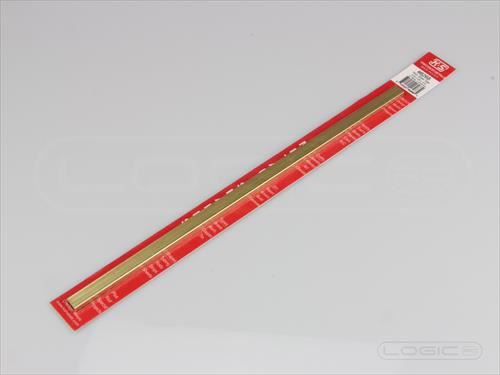 KS 12" Rectangular Brass Tube 3/16" x 3/8" (Pk1) 0.14 Wall