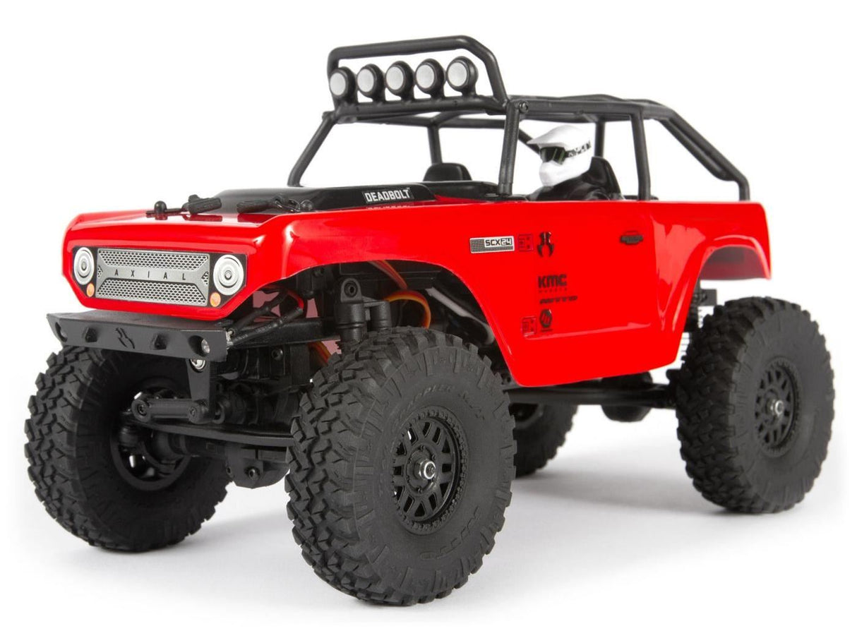 Axial SCX24 Deadbolt 1/24th Scale Electric 4WD RTR Red - AXI90081T1