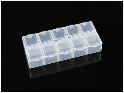 Arrowmax 10 Compartment Parts Box 132x58x20mm