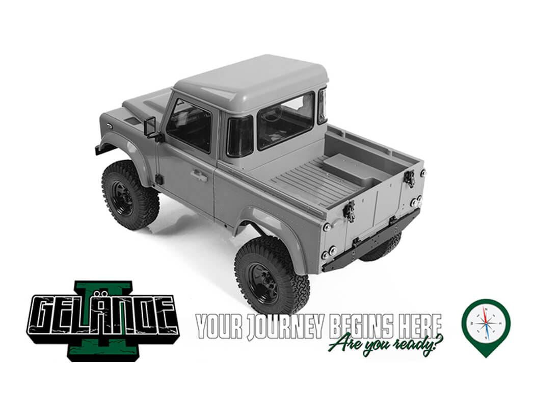 Rc4Wd Gelande Ii Truck Kit With 2015 Land Rover Defender D90