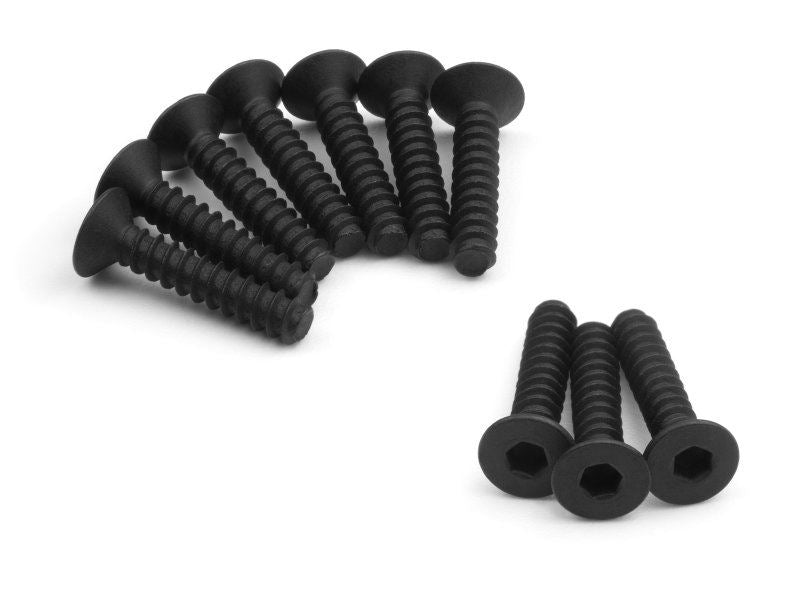 Tp. Flat Head Screw M3X15Mm (Hex Socket/10Pcs)