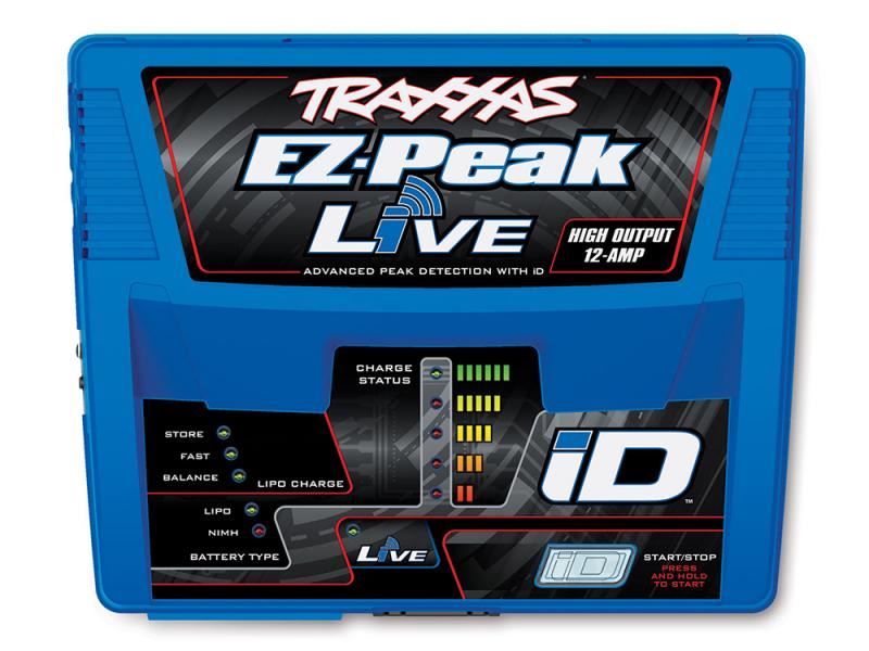 Traxxas EZ-Peak Live 4s 12amp Bluetooth iD Charger