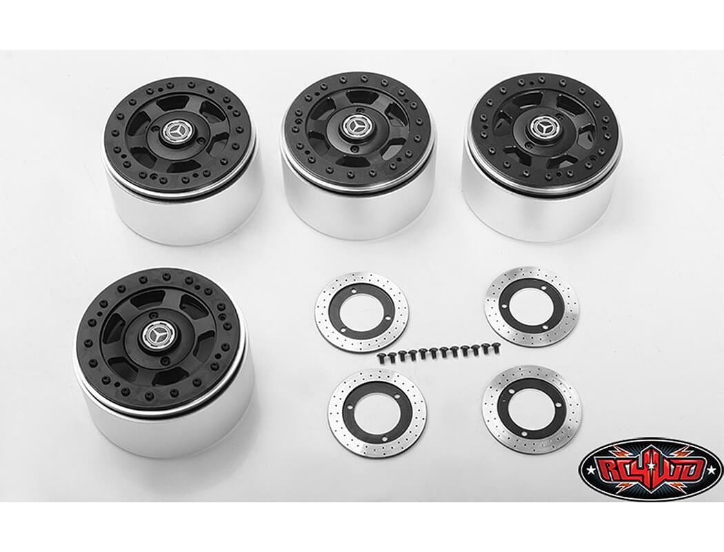 RC4WD TNK 2.2  BEADLOCK WHEELS WITH BRAKE DISCS (4X)