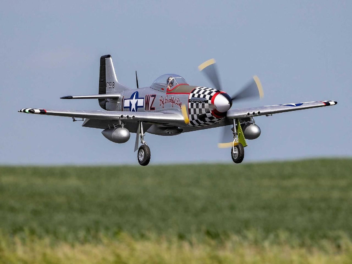 E Flite P-51D Mustang Inbig Beautiful Dollin 1.5M Pnp