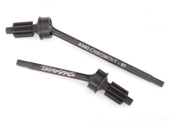 TRAXXAS Axle shaft, Fr, HD (L&R)/ portal drive input gear (machined)