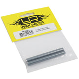 Yeah Racing Threaded Aluminum M3 Link Pipe 6x65mm 2pcs GunMetal