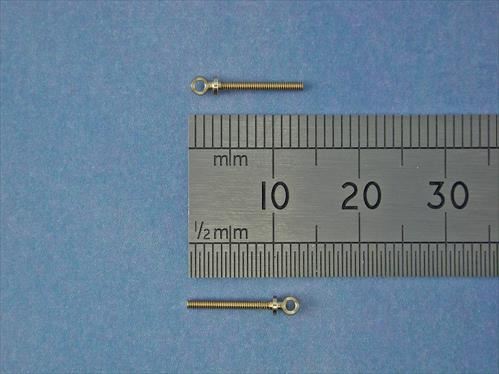 Radio Active Eyebolt M1.2 Ball :2.3mm Thread Length :12mm(Pk4)