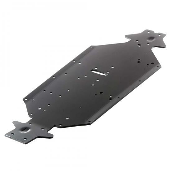 ARRMA Chassis Aluminum SWB Silver/Blue Typhon