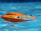 ProBoat Jet Jam V2 12in Self-Righting Pool Racer Brushed RTR, Orange