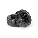 Proline 1/16 Sling Shot Fr/Rr 2.2In Sand Tires Mounted 12mm Blk Despe