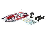 ProBoat Blackjack 42" 8S Brushless Catamaran RTR: White/Red