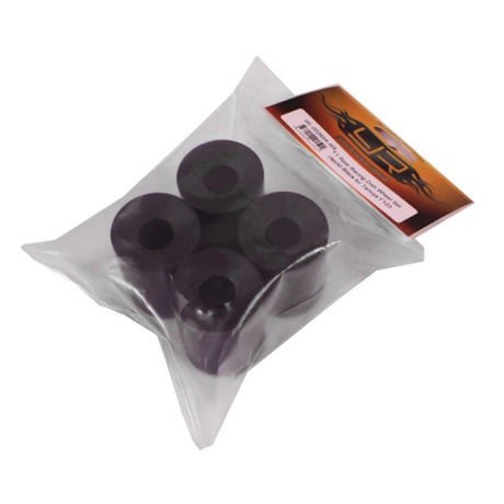 Yeah Racing F1 Rear Racing Dish Wheel Set (4pcs) Black for Tamiya F103