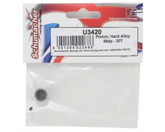 Schumacher Pinion; Hard Alloy 48dp - 20T