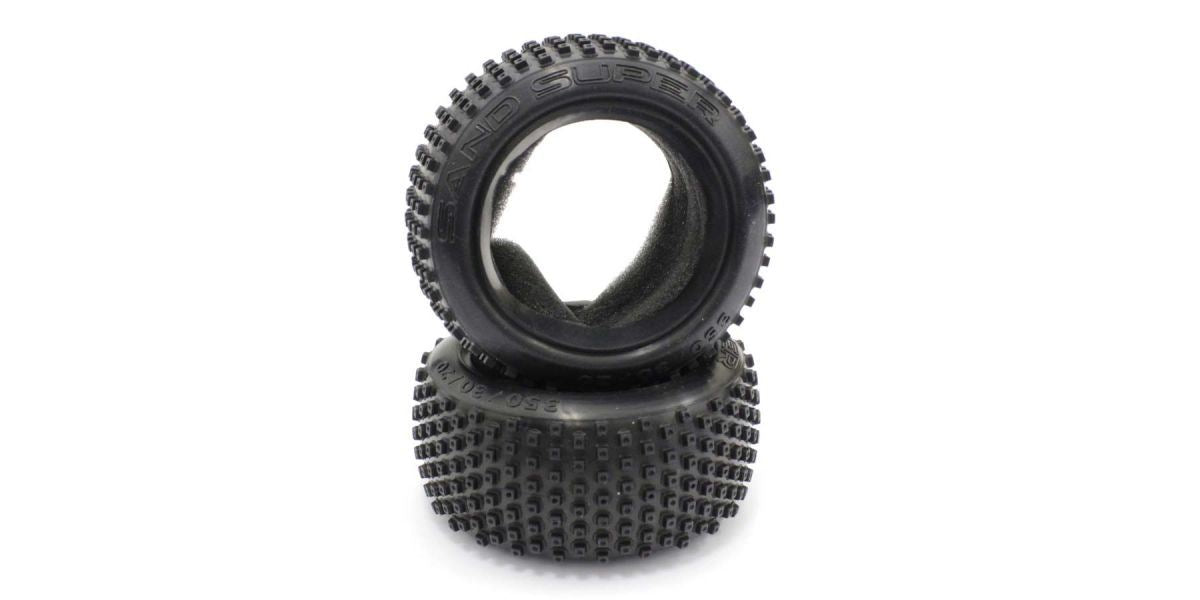 Kyosho Turbo Optima Medium Tires 50X83X36Mm  (2) - Block Type