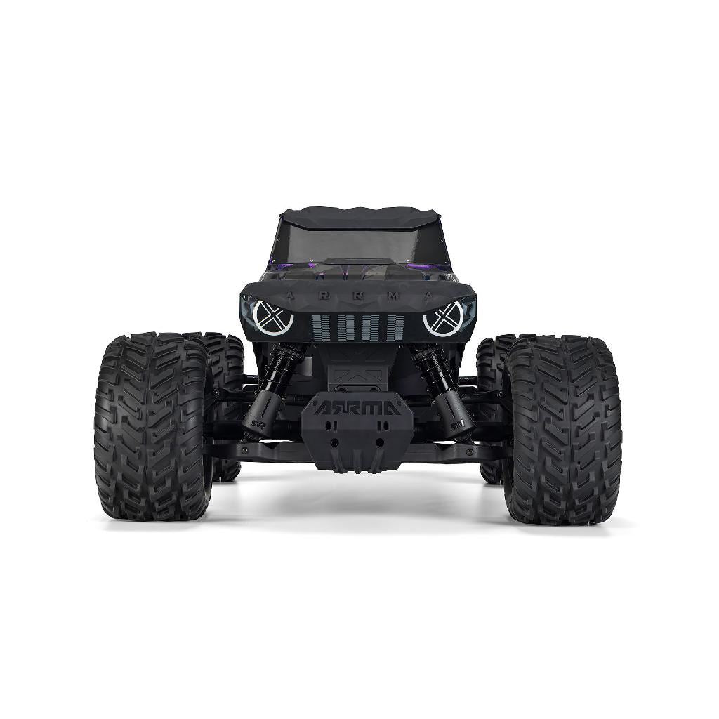 Arrma 1/8 Quake 4S Dsc 4X4 Rtr Monter Truck, Le Black/Pearl
