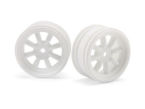 HPI Mx60 8 Spoke Wheel White (0mm Offset/2Pcs)