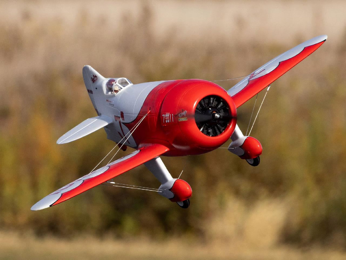 E Flite Gee Bee R-2 1.0M Bnf Basic With As3X+ And Safe Select