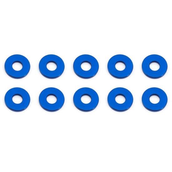 ASSOCIATED BULKHEAD WASHERS 7.8 x 1.0mm BLUE ALUMINIUM (10)