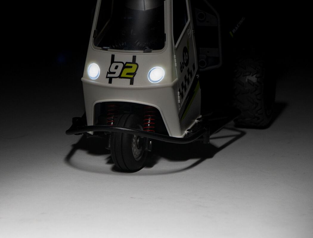 E-Zee Rc 1/16 Tricycle Rtr With Light,Sound,Exhaust Function
