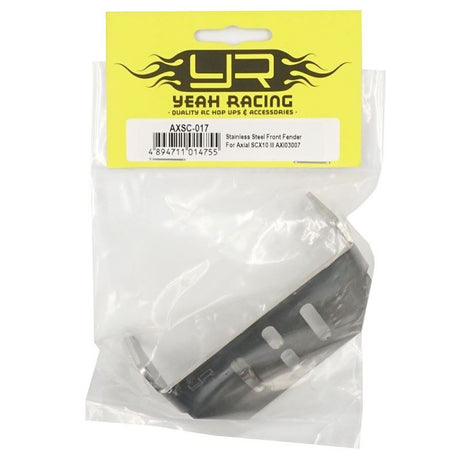 Yeah Racing Stainless Steel Skid Plate For Axial SCX10 III AXI03007
