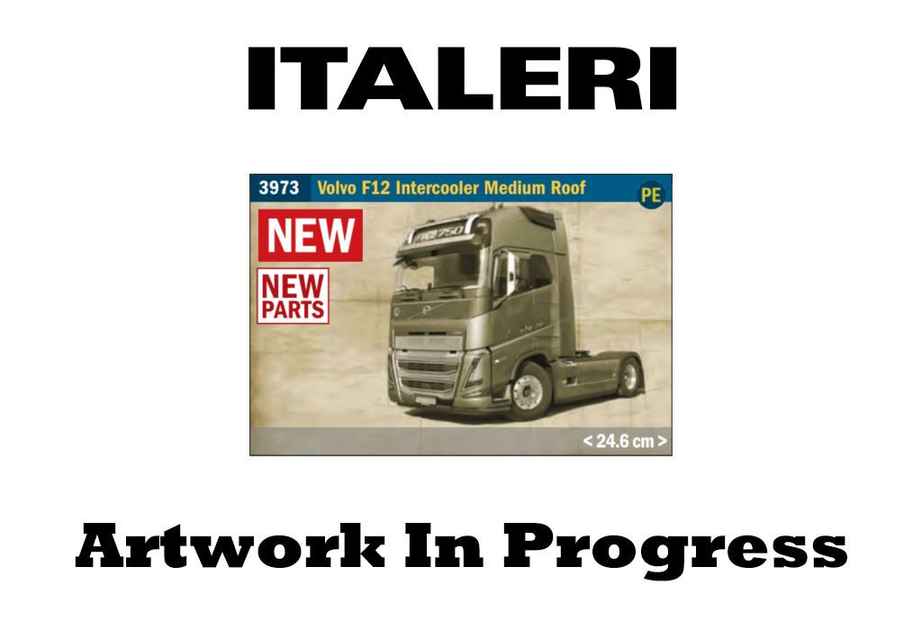 Italeri Volvo F12 Intercooler Medium Roof Truck