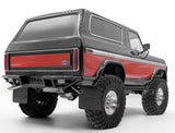 RC4WD RANCH REAR STEP BUMPER FOR TRAXXAS TRX-4 '79 BRONCO RANGER XLT (BLACK)
