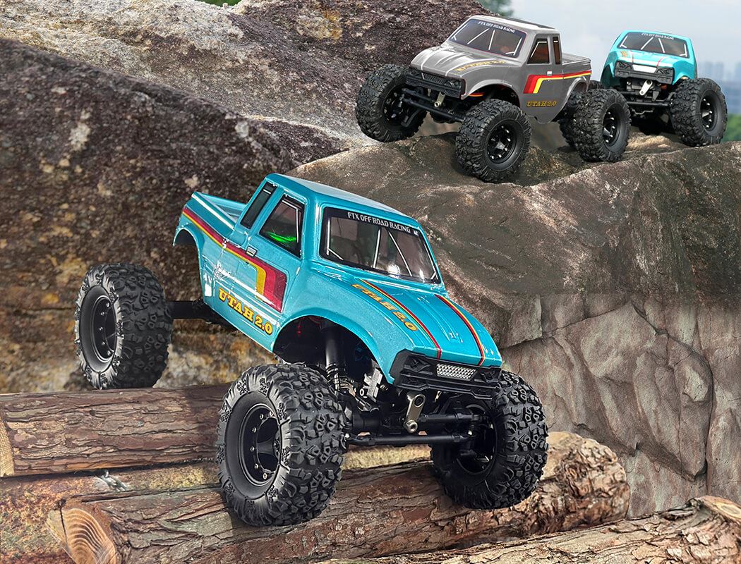 Ftx Utah 2.0 1 18 Brushless 2-Speed Lcg Crawler - Metallic Teal