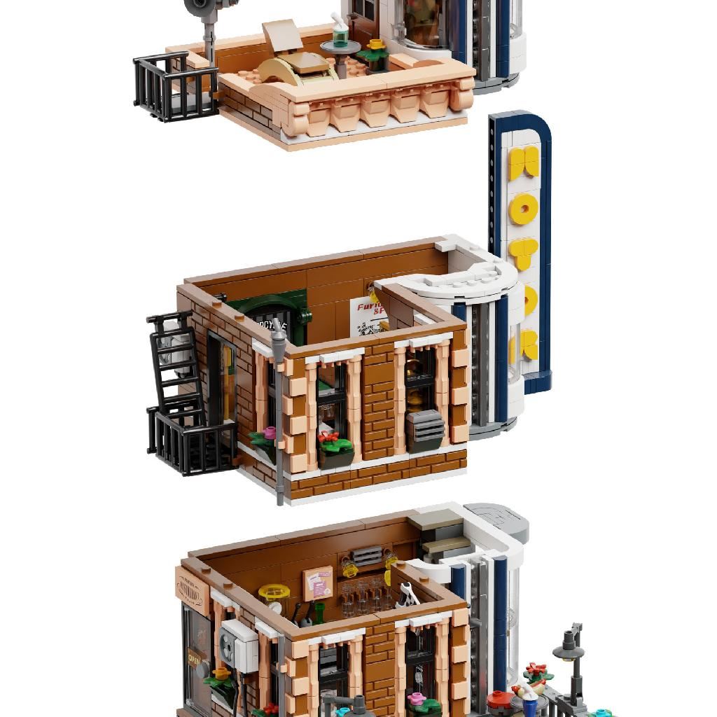 Pantasy Motorcycle Restaurant Building - 2989 Pcs