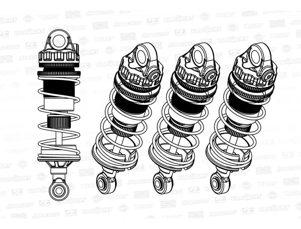 Team Associated B6 Builders Support Kit 2