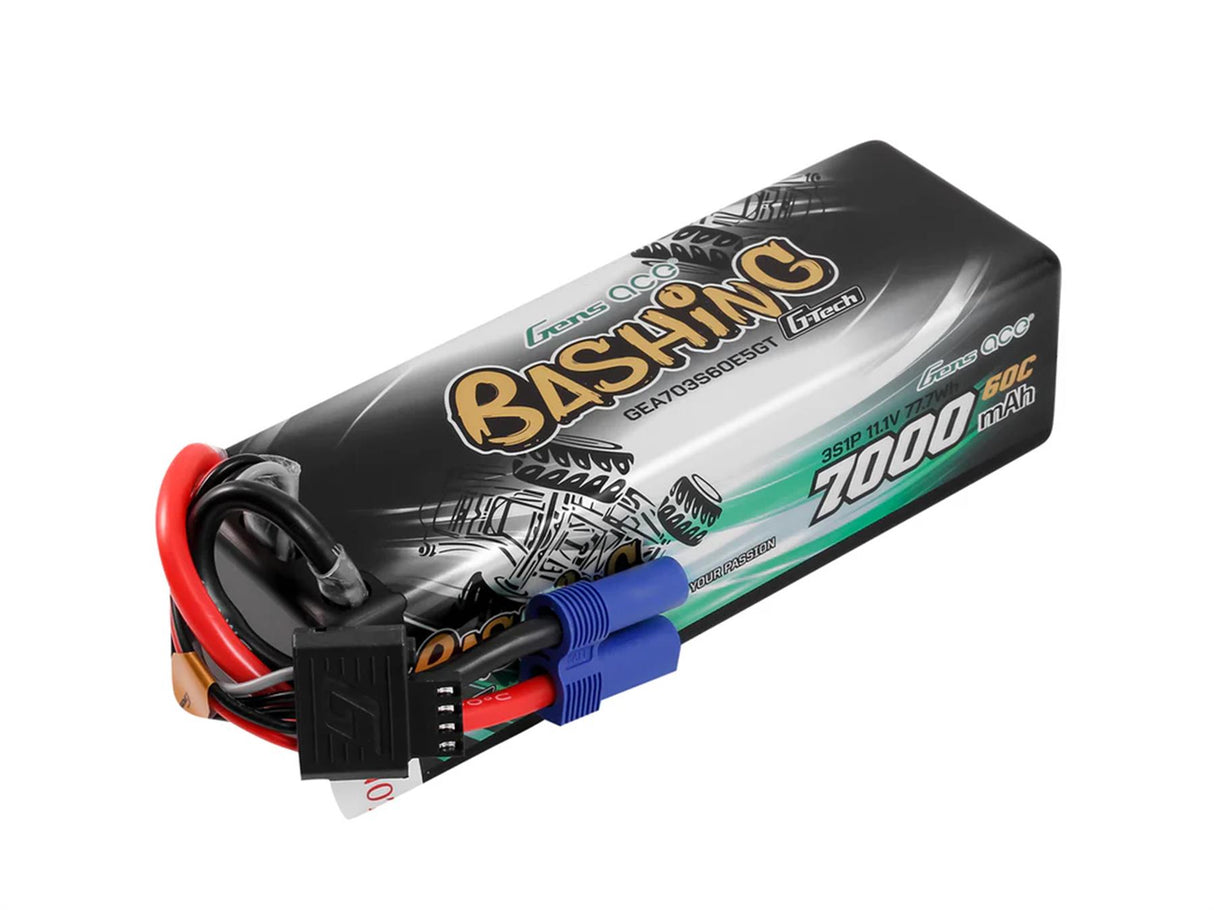 Gens Ace Li-Po Car G-Tech 3S 11.1V 7000Mah 60C Bashing With Ec5