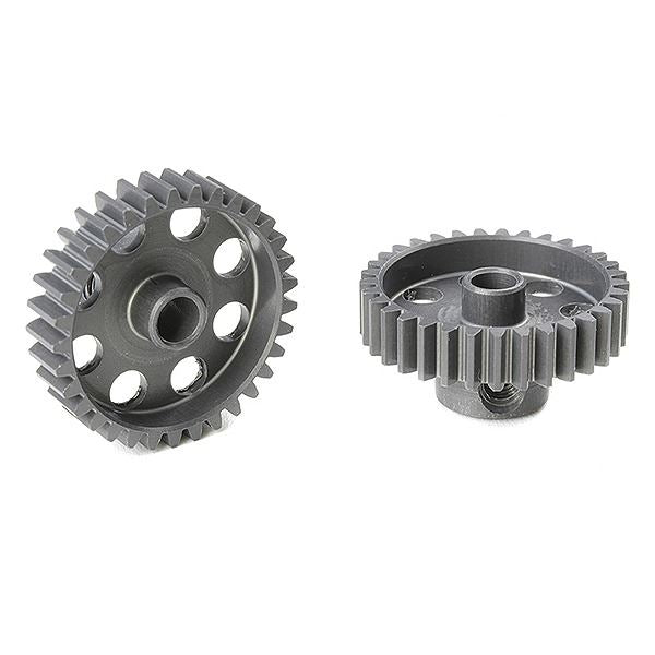 Corally 48 Dp Pinion Short Hard Anodised Al7075 33 Teeth Shaft Dia. 3.17mm
