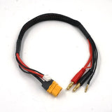 Yeah Racing XT60 Charge Cable w/ 4mm Plugs 35cm