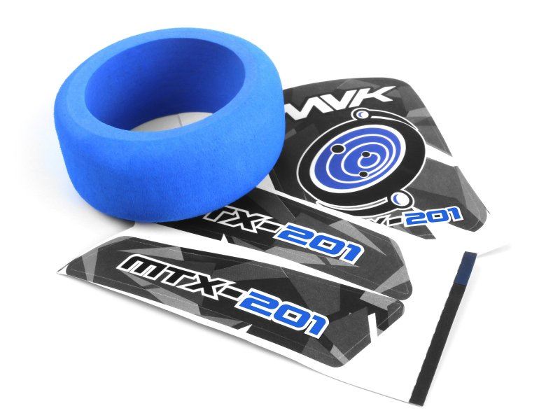 Mtx-201 Transmitter Wheel Foam & Decals (Blue)
