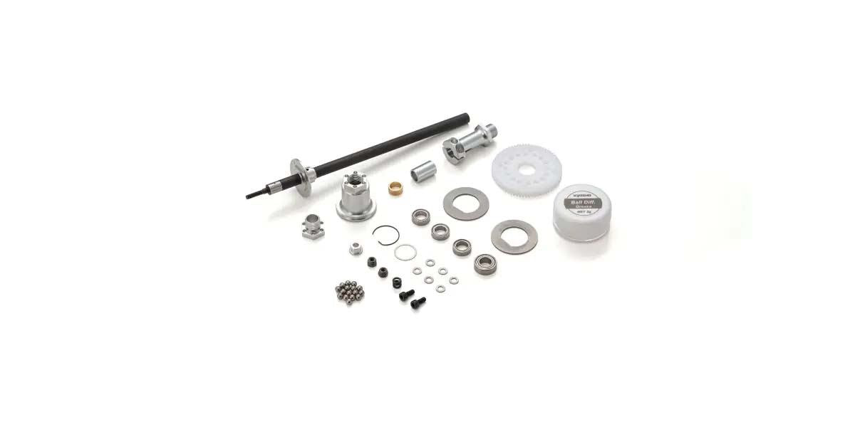 Ball Diff. Set 6Mm Silver+Carbon Shaft Kyosho Ep Plazma - Fantom