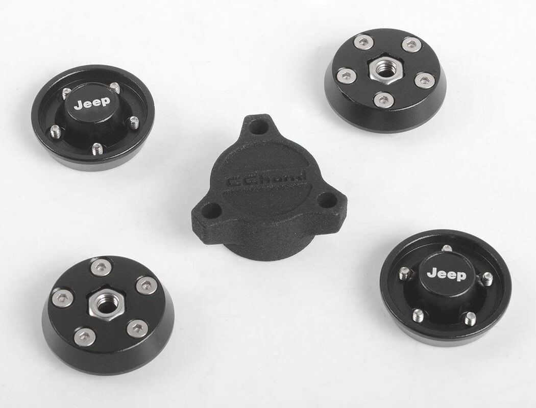 RC4WD OEM XJ 1.9  BEADLOCK WHEELS (CHROME)
