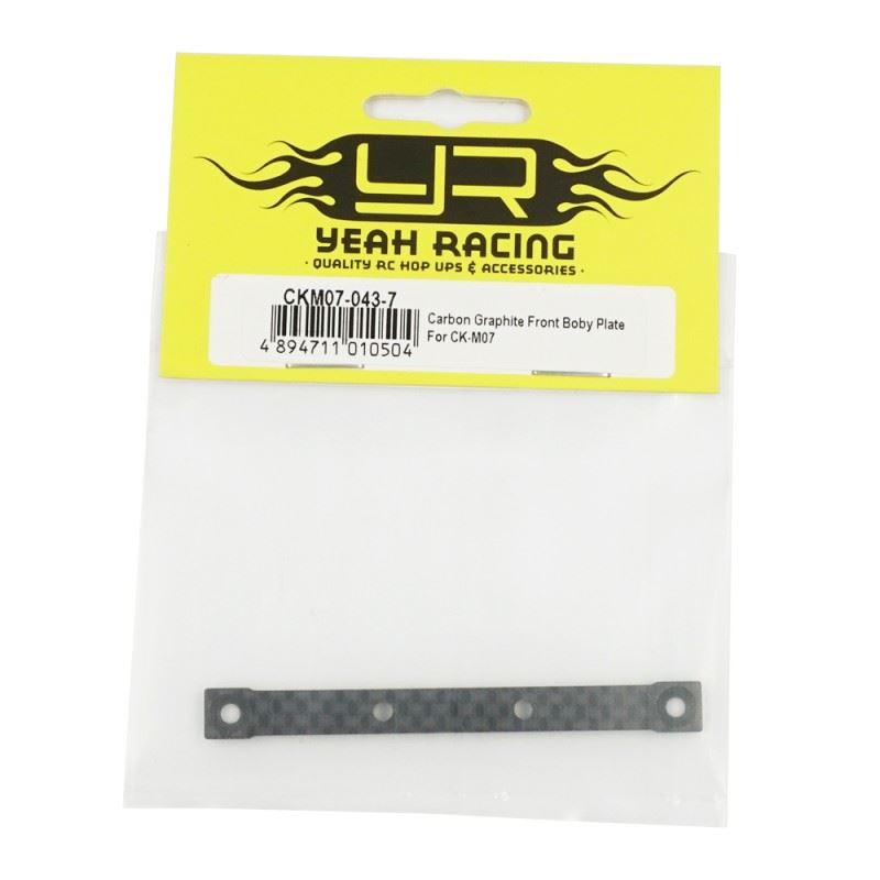 Yeah Racing Carbon Graphite Front Body Plate For CK-M07