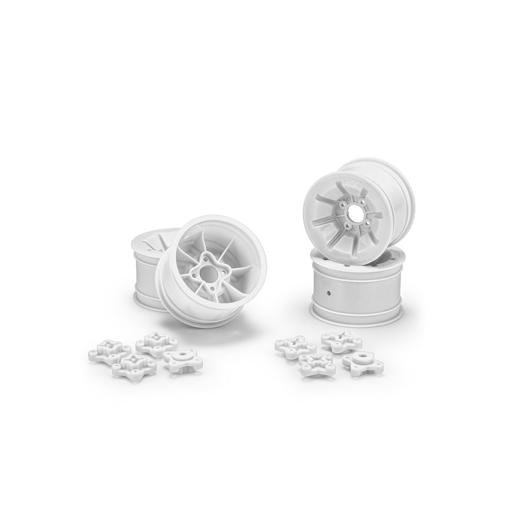 Pioneer - Rc10 2.2In Rear Wheel White - 4Pc