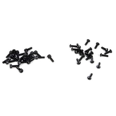 Losi WheelScrewSet,3x10mm BH&Cap(20ea):5IVE-T,MINI WRC (LosiB6450)